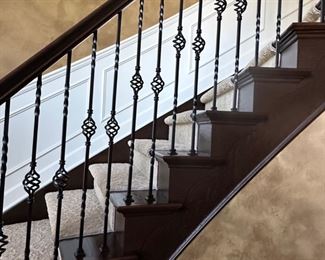 There are 88 rod iron stair balcony spindles 