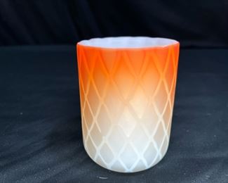 Mt. Washington Quilted Satin Glass Tumbler    