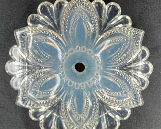 Antique Sandwich Glass Opalescent Curtain Tie    