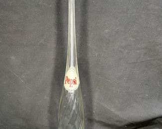 Vintage Stretched Pepsi Bottle Vase   