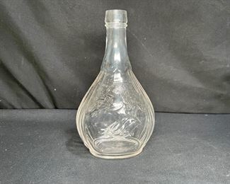 George Washington Bicentennial B-Day Glass Bottle 