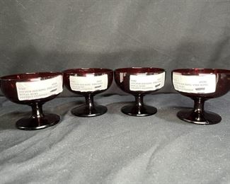 Anchor Hocking Fire-King Royal Ruby Sherbet   