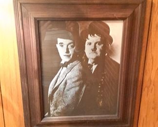 Laurel & Hardy Framed Art