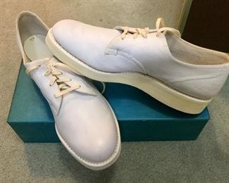 Nurses Shoes purchased from J.L. Hudsons for $8.95 way way way back by  Foot Thrills Clinic Shoemakers