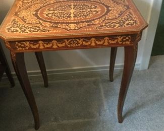Made in Italy Jewelry Table w/Music Box