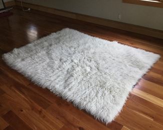 72 x 92 Mohair Shag Area Rug