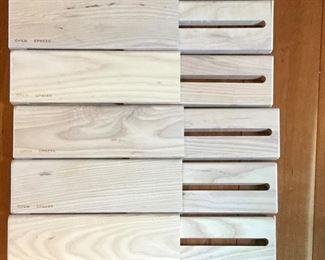 Spring Loaded Wood Drawer Dividers by Open Spaces