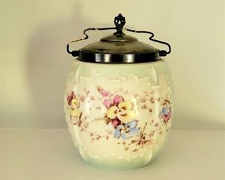 Early Wavecrest Biscuit / Cracker Jar
