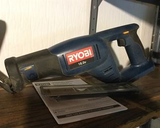 Ryobi 18v Cordless Reciprocating Saw