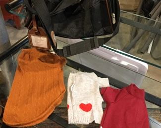 Small Dog  Carrier & Clothing