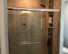 Sliding glass shower doors