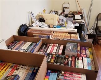 D Vds, sewing machine, adding machines, organizers,