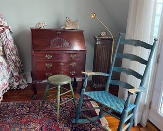 Desk available, chair stool not...