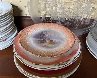 Pantry full of glass and china, sets and individual items...