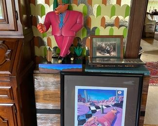 Markus Pierson signed pieces.