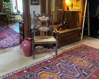 Rug is sold, lamp is sold other items available.