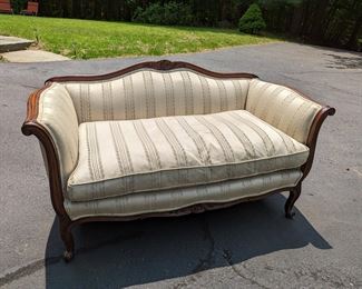 Vintage 1970s Berhardt Flair French sofa style loveseat 
$950