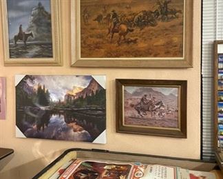 Collectable/Rare Western Wall Art.