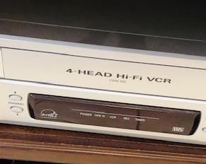 Sanyo VHS VCR.