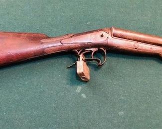 Ivor Johnson Double Barreled Shotgun.
