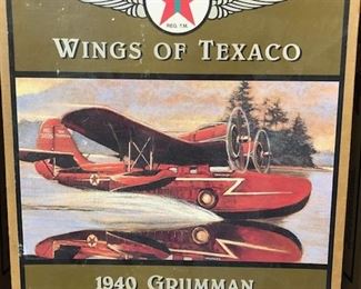 Wings Of Texaco Diecast Bank Series. 1940 Gumann Goose.