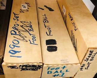 Trading Card Sets. 1990 Pro Set Football. 1990 Score Football. 