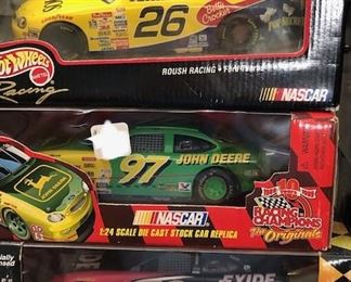 Diecast 1:24 NASCAR Replicas.