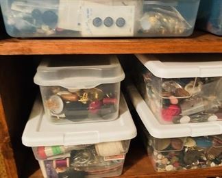 Wide Assortment of Buttons.