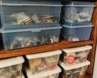 Wide Assortment of Buttons.