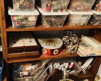 Wide Assortment of Buttons.