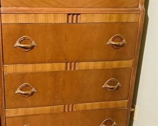 Waterfall Highboy Chest.