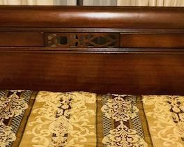 Antique Queen Bed Headboard and Foot Board.