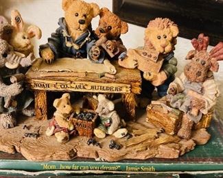 Wide Assortment of Vintage Boyd's Bears Collectables.
