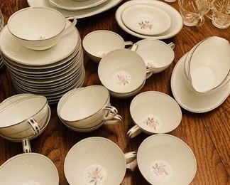 Vintage Noritake China Rosales 100 Pc. Set. Great Condition. No Cracks/Chips.