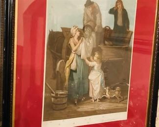 18th Century Fresh Gathered Peas Wall Art.