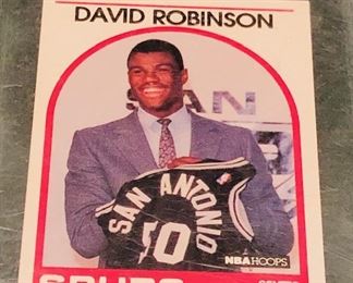 1989 Hoops #138 David Robinson Rookie Card.