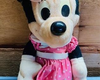 Vintage Minnie Mouse Plush Toy