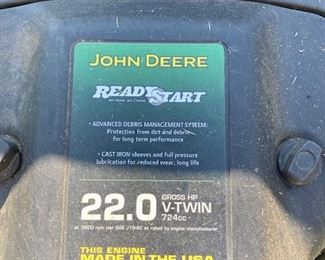 John Deere Z355E Zero Turn Mower. 558 Hours.