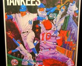 1971 New York Yankees MLB Poster