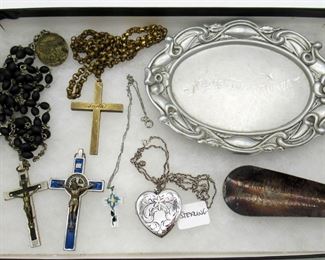 Religious Jewelry and Vintage Items
