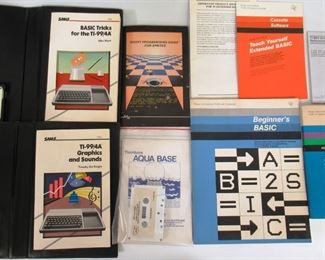1980's Texas Instruments TI-99/4A Programming Books and Manuals