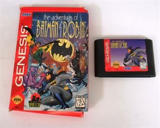 Sega Genesis The Adventures of Batman & Robin Video Game