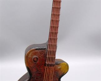 Hand Blown Glass Guitar
