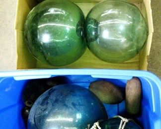 Green Glass Buoy Floats