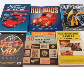 Hot Rodding, Stock Car and Car Books