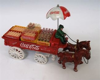 Coca-Cola Horse and Bottle Wagon