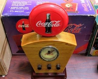 Coca-Cola Red Disc Collectible Radio