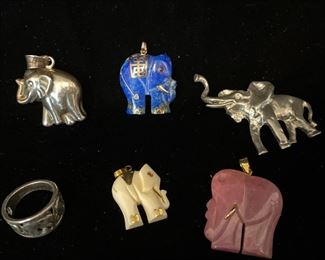 M304 Elephant Pendants