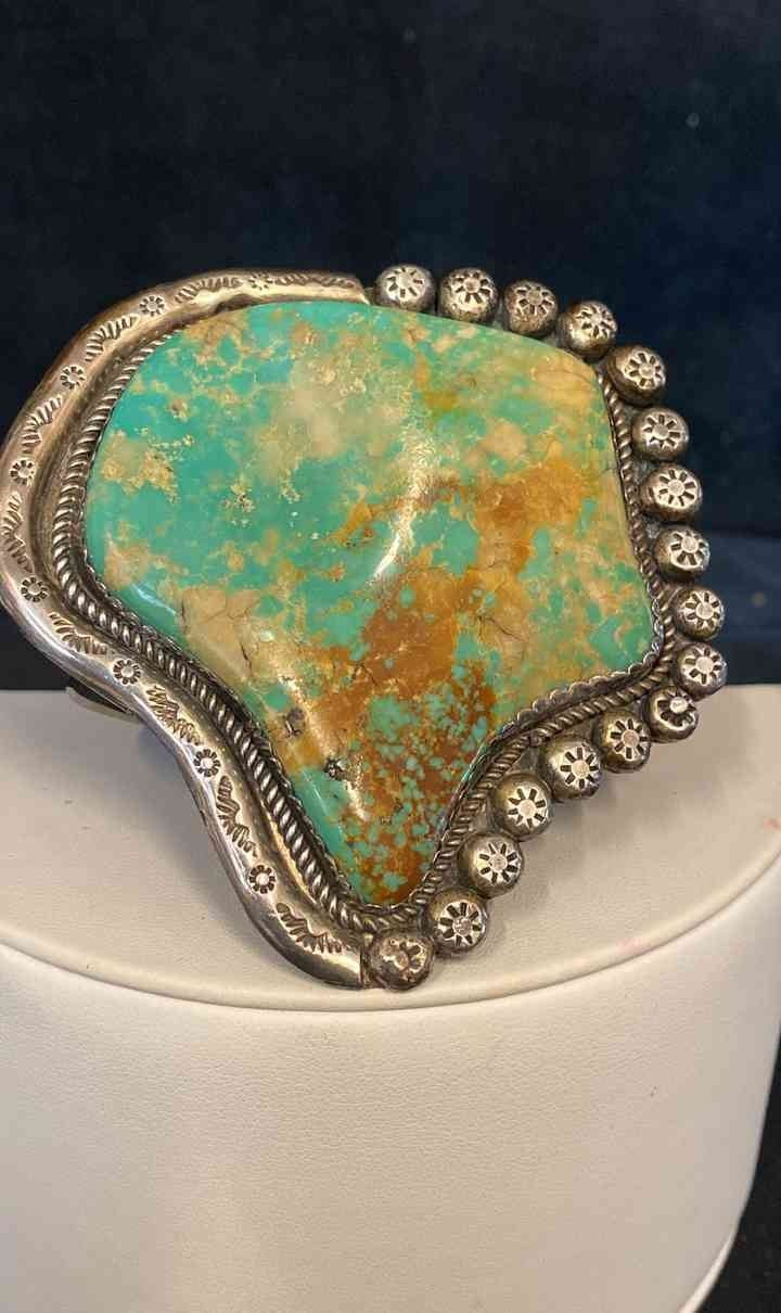 Q003 Turquoise Sterling Cuff