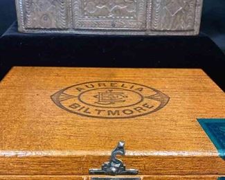 Q036 Vintage Aurelia Biltmore Cigar Box And More